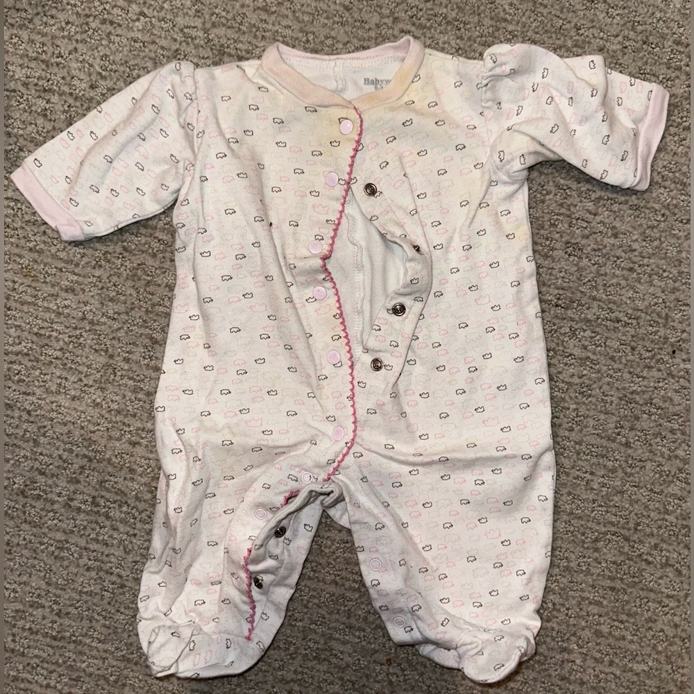 Baby works one piece jammies